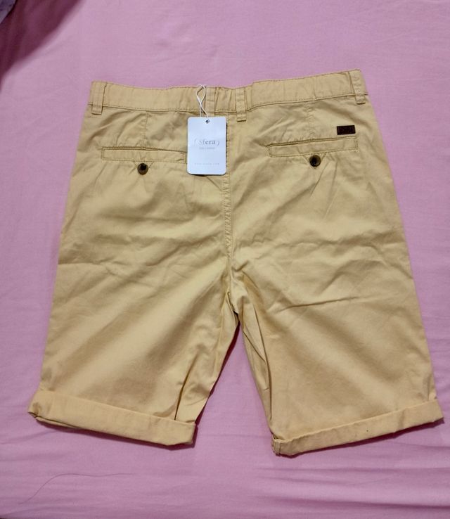 Shorts chinos amarillos Sfera niño