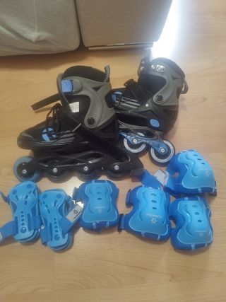Patines en línea infantiles + bolsa