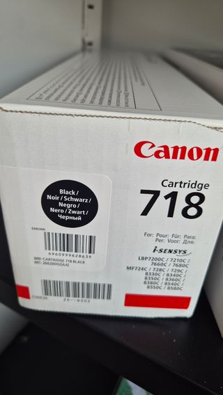 Toner Canon 718 negro