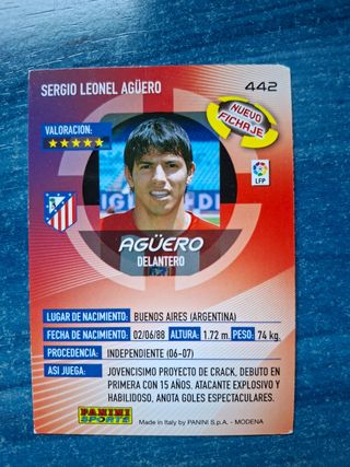 Cromo Agüero - Atlético Madrid 2006-07