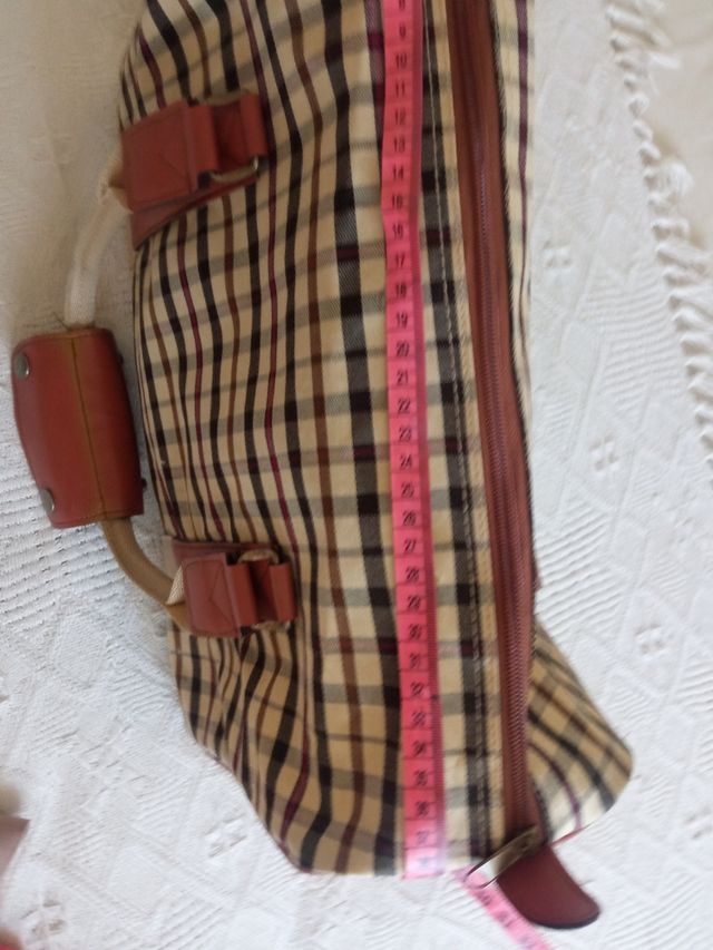 Bolso viaje marrón beige