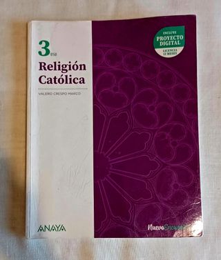 RELIGION CATÓLICA 3 ESO