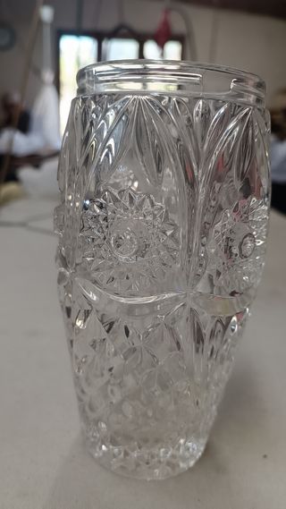 Vaso cristallo trasparente