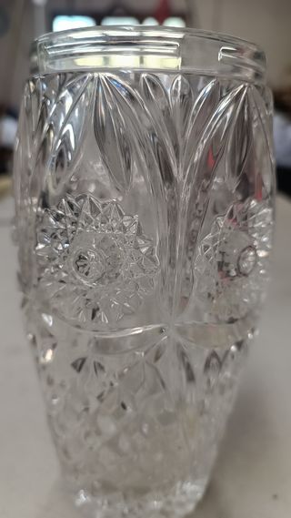 Vaso cristallo trasparente