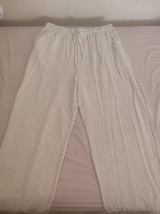 Pantalón Lino Beige - Verano