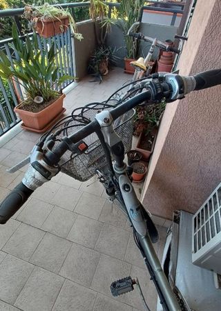 Bici elettrica B'Twin usata, cambio Shimano