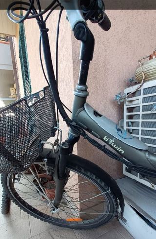 Bici elettrica B'Twin usata, cambio Shimano