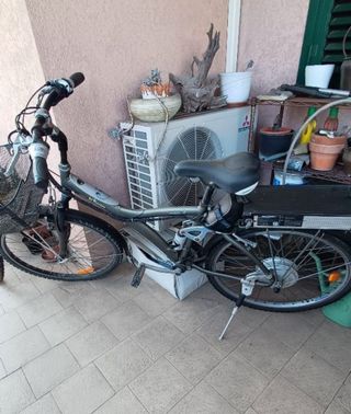Bici elettrica B'Twin usata, cambio Shimano