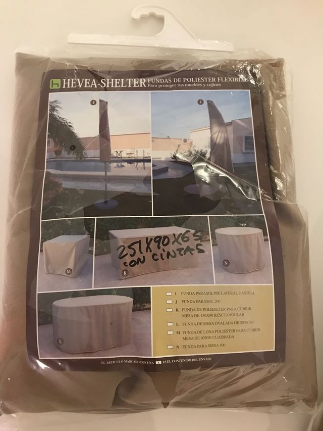 Funda Muebles Jardín 246x90x65cm