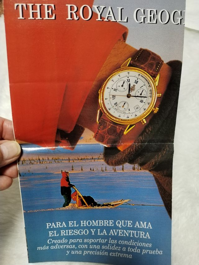 Reloj Royal Geographical Society.