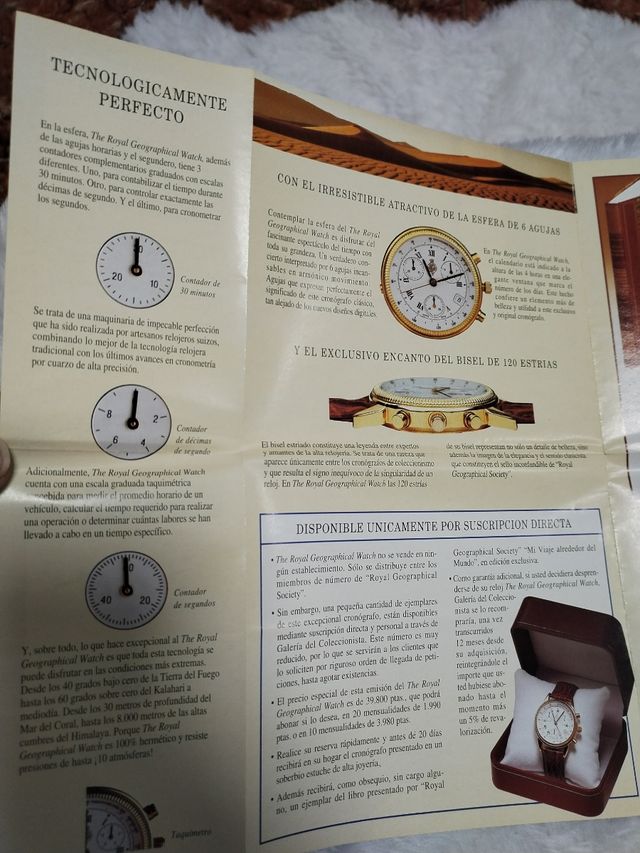 Reloj Royal Geographical Society.