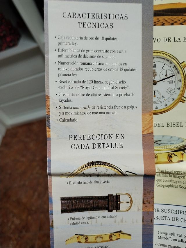 Reloj Royal Geographical Society.