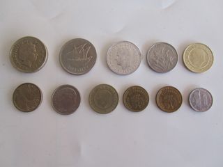 Monedas antiguas: 11 piezas