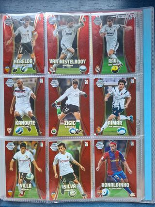 Cromos fútbol especiales 2007-2008