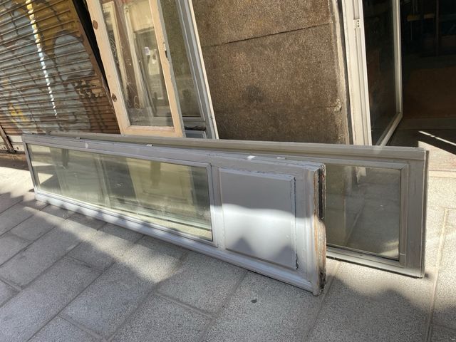 Puertas balcón antiguas de madera