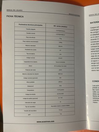 Bicicleta eléctrica plegable 12" -25km/h