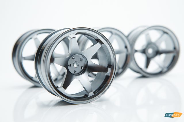 4 llantas de aluminio 1/10