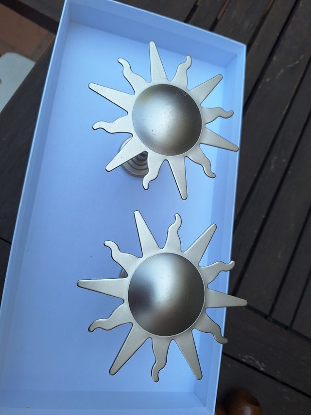 Alzapaños metalizados - 2 uds.