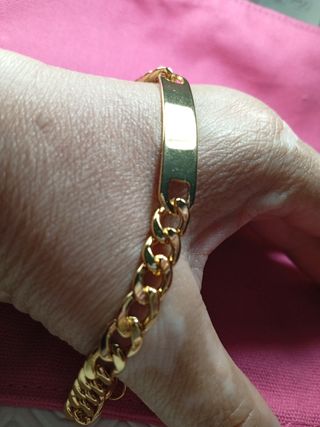 Braccialetto uomo oro - catena