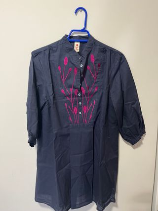Blusa Yokana L - Azul con Flores