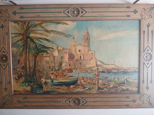Pintura al óleo: Sitges