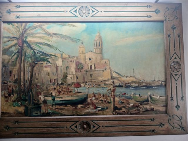 Pintura al óleo: Sitges