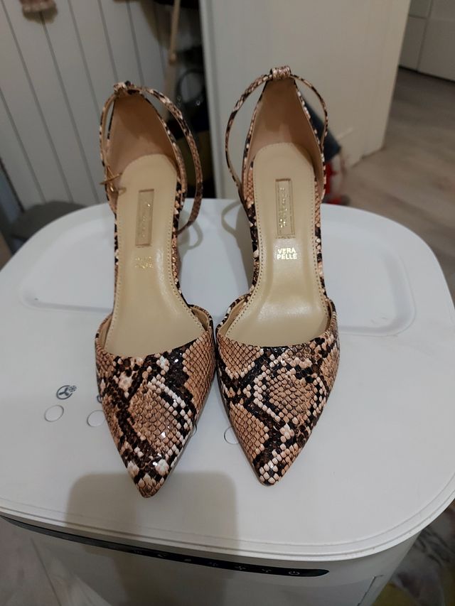 Primadonna - Scarpe zeppa pitone