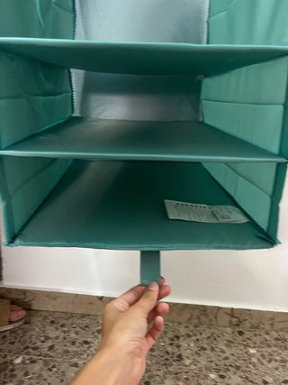 Organitzador IKEA verd turquesa - 6 prestatges