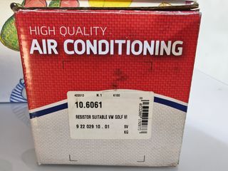 Resistencia ventilador aire acondicionado Skoda