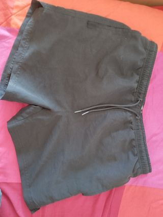 Bañadores negro y azul claro/turquesa
