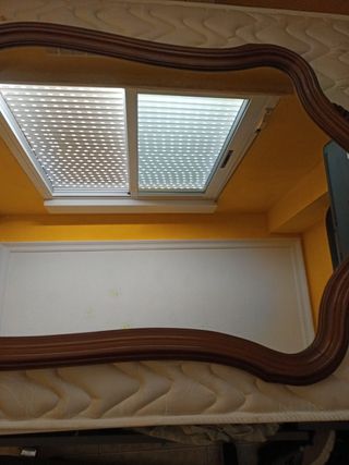 Espejo madera antiguo