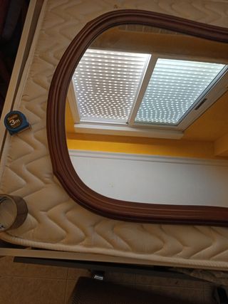 Espejo madera antiguo