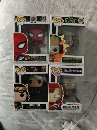 Funko Pop! Marvel: 4 figuras