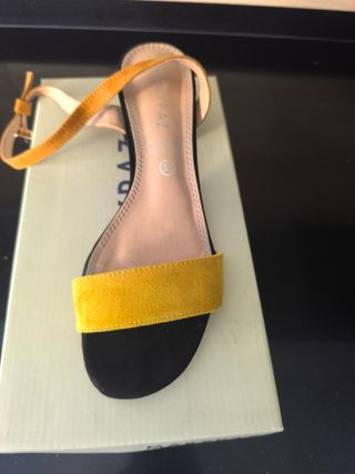 Sandalias Marypaz tacón bajo talla 38