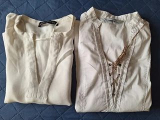 Blusas Zara blanca talla S