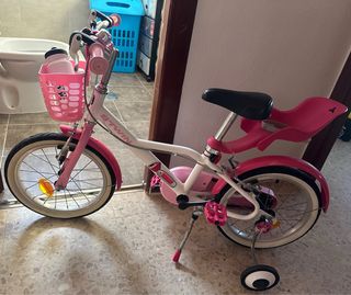 Bicicleta niña BTWIN 16" rosa