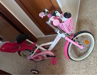 Bicicleta niña BTWIN 16" rosa