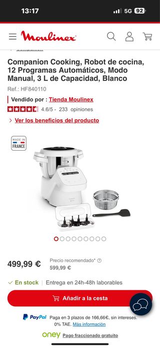 Moulinex Companion: Robot Cocina