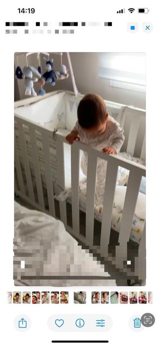 Cuna colecho Infant Docco - blanca