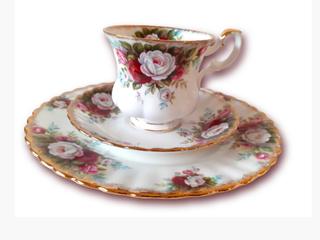 Juego café con 4 tríos Royal Albert Celebration