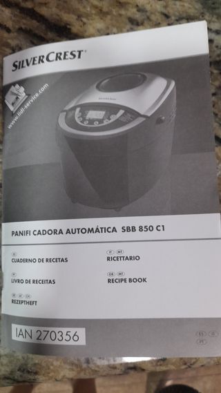 Panificadora SilverCrest 1250g