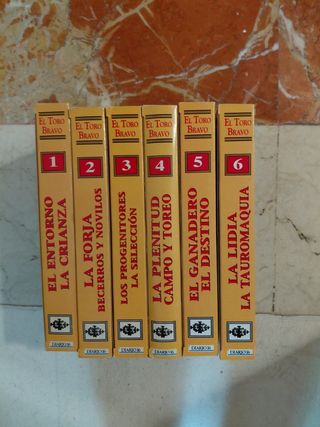 6 VHS El Toro Bravo - Documental