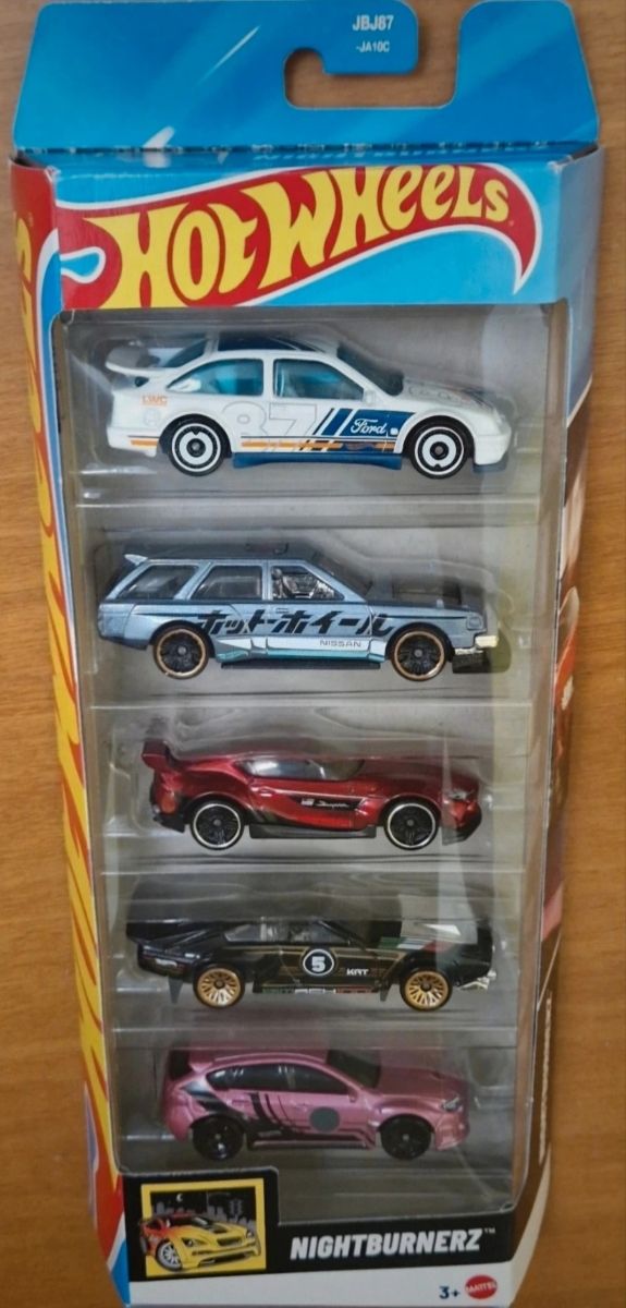 HotWheels Nightburnerz Set 5 Cars