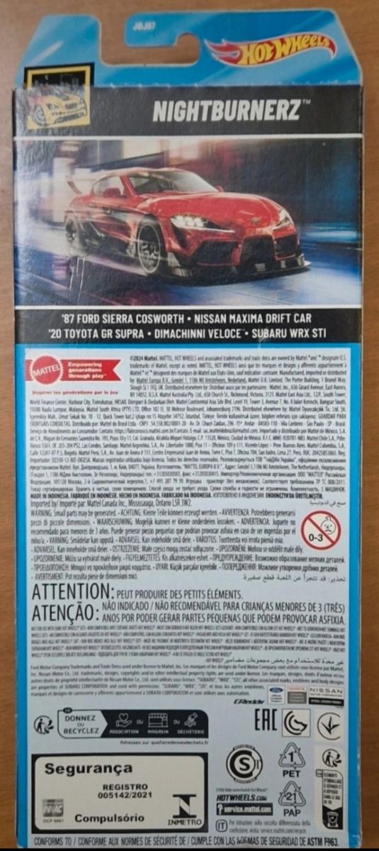 HotWheels Nightburnerz Set 5 Cars