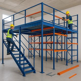 MONTAJE DE ALTILLO ENTREPLANTA