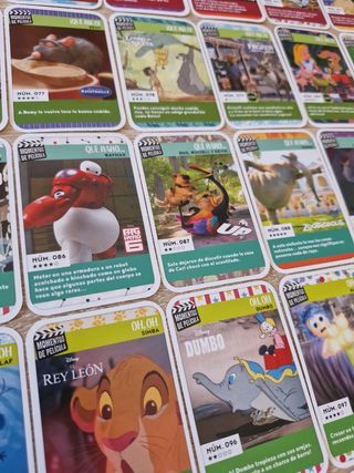 Colección completa cartas Disney Momentos Película