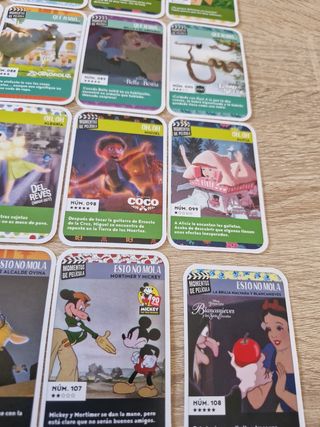 Colección completa cartas Disney Momentos Película
