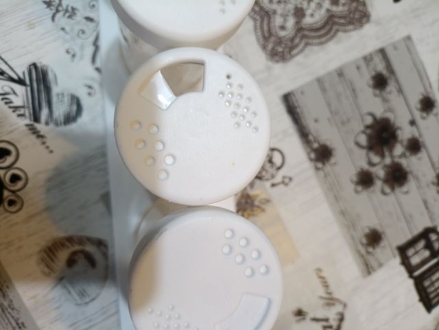 6 Vasetti Spezie - Portacondimenti