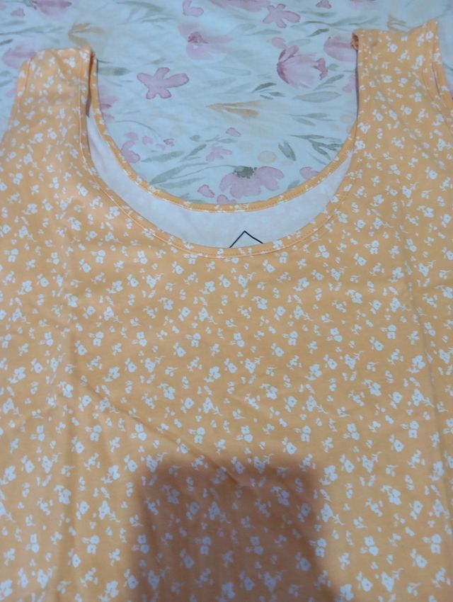 Vestido corto flores verano