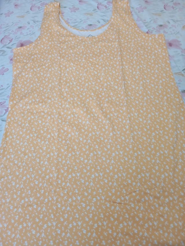 Vestido corto flores verano